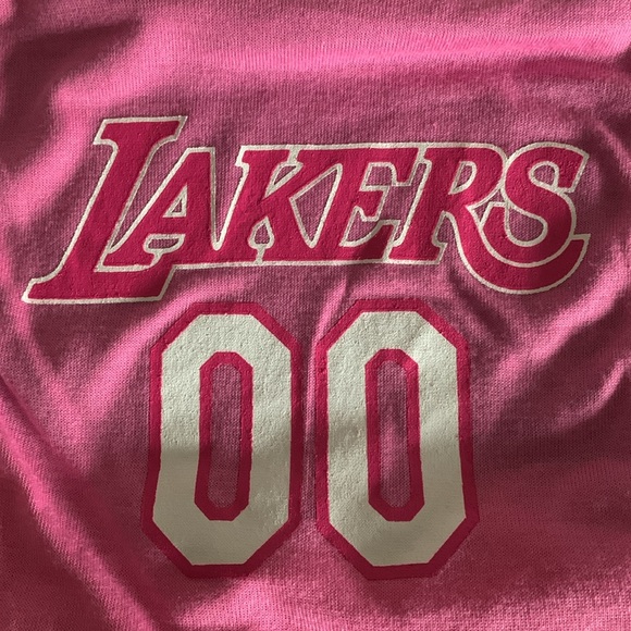 Pets First NBA LA Lakers Pink Jersey for Pet - Picture 5 of 11